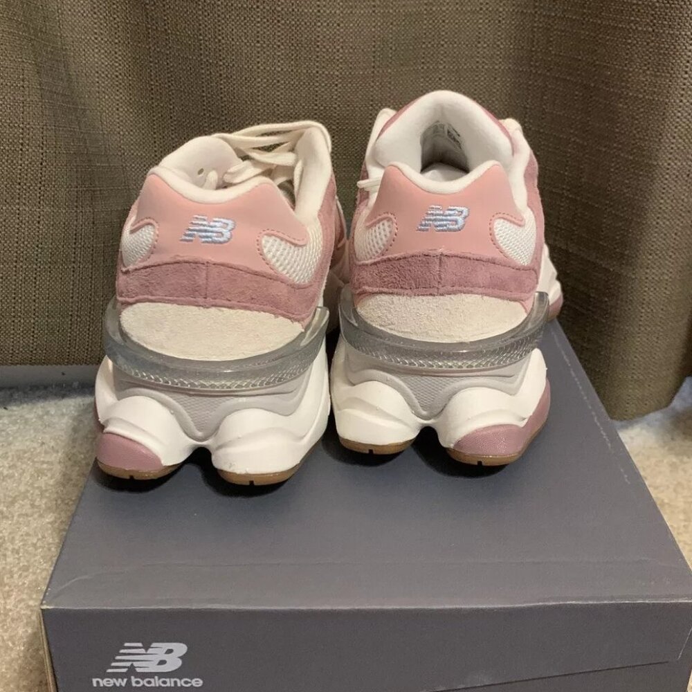 New Balance Pink and White Athletic Shoes - Picture 4 of 9